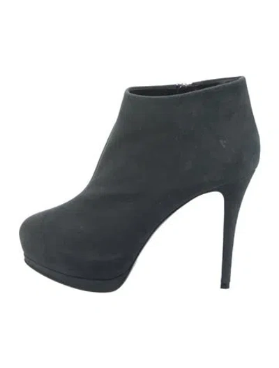 Pre-owned Giuseppe Zanotti Suede Boots In Green
