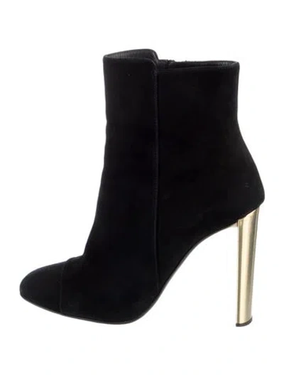 Pre-owned Giuseppe Zanotti Suede Boots In Multi