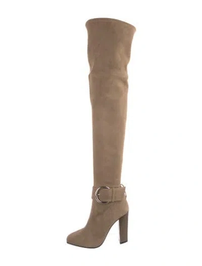 Pre-owned Giuseppe Zanotti Suede Boots In Neutral