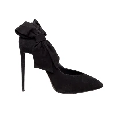 Giuseppe Zanotti Suede Bow Pumps - '10s In Black