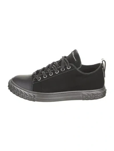 Pre-owned Giuseppe Zanotti Suede Chunky Sneakers In Grey