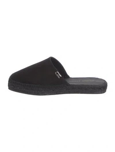 Pre-owned Giuseppe Zanotti Suede Mules W/ Tags In Black