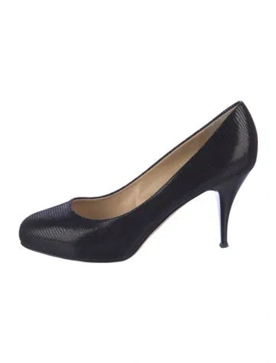 Pre-owned Giuseppe Zanotti Suede Pumps In Blue