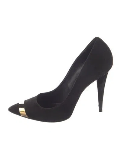 Pre-owned Giuseppe Zanotti Suede Pumps In Blue