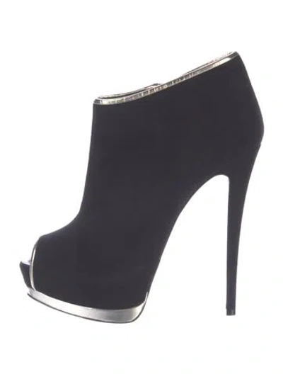 Pre-owned Giuseppe Zanotti Suede Pumps In Blue