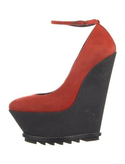 Pre-owned Giuseppe Zanotti Suede Pumps In Multi