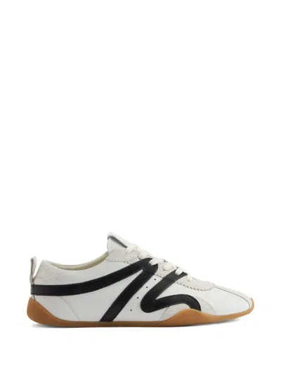 Giuseppe Zanotti Suede Signature Leather Trainers In White
