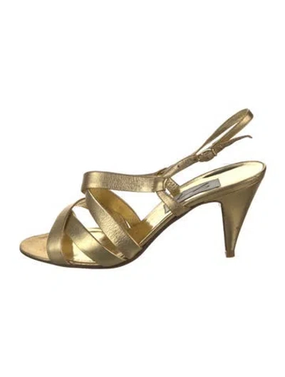 Pre-owned Giuseppe Zanotti Suede Slingback Sandals