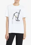 Giuseppe Zanotti Sydelle Print T-shirt In White