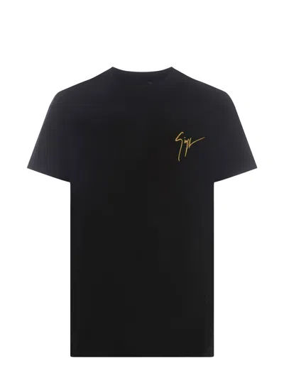Giuseppe Zanotti T-shirts In Black