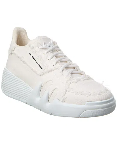 Giuseppe Zanotti Talon Logo-lettering Sneakers In White