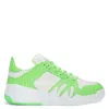Giuseppe Zanotti Talon Crocodile-effect Sneakers In Green