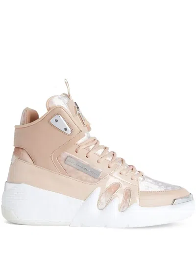 Giuseppe Zanotti Talon High-top-sneakers In Pink