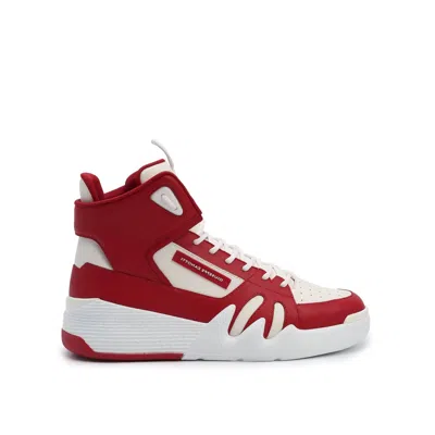 Giuseppe Zanotti Talon High-top Sneakers In Red