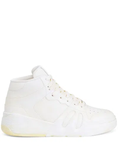 Giuseppe Zanotti Talon High-top Sneakers In White