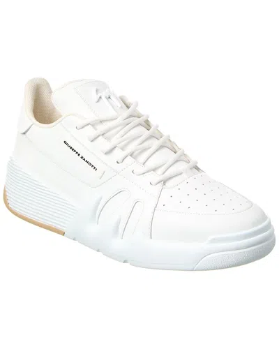 Giuseppe Zanotti Talon Leather Sneaker In White