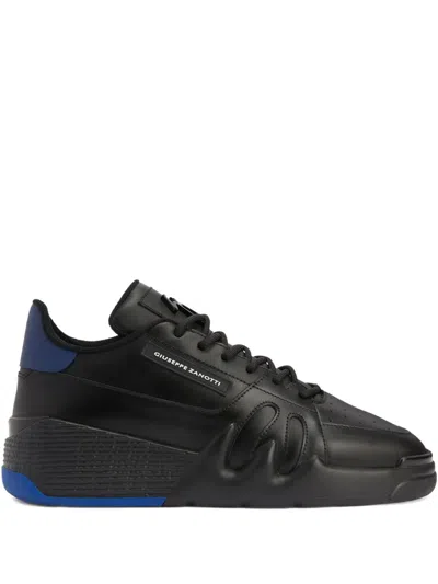 Giuseppe Zanotti Talon Leather Sneakers In Black