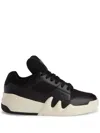 Giuseppe Zanotti Talon Leather Sneakers In Black