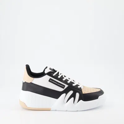 Giuseppe Zanotti Talon Logo Patch Panelled Sneakers In Multi