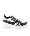 Giuseppe Zanotti Talon Logo Patch Panelled Sneakers In White