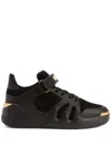 Giuseppe Zanotti Talon Low-top Sneakers In Black