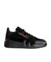 Giuseppe Zanotti Talon Low-top Sneakers In Black