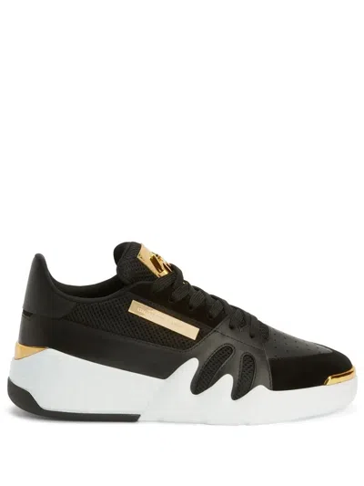 Giuseppe Zanotti Talon Low-top Sneakers In Schwarz