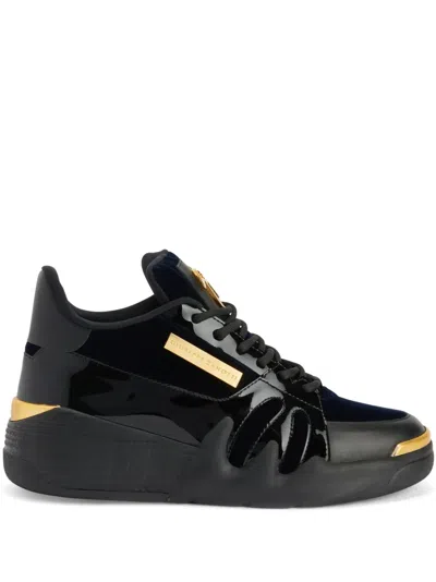 Giuseppe Zanotti Talon Low-top Sneakers In Schwarz