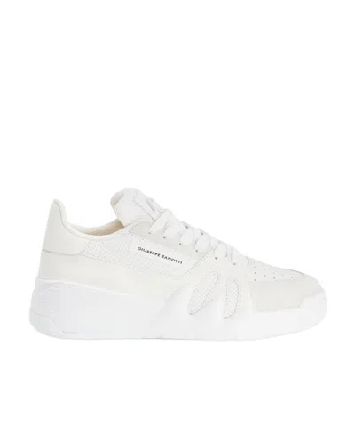 Giuseppe Zanotti Talon Low-top Sneakers In White
