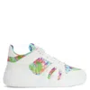 Giuseppe Zanotti Talon Tie-dye Panelled Sneakers In Multi