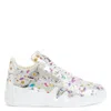 Giuseppe Zanotti Talon Abstract-print Sneakers In Multi