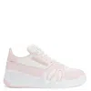 Giuseppe Zanotti Talon Leather Sneakers In Pink
