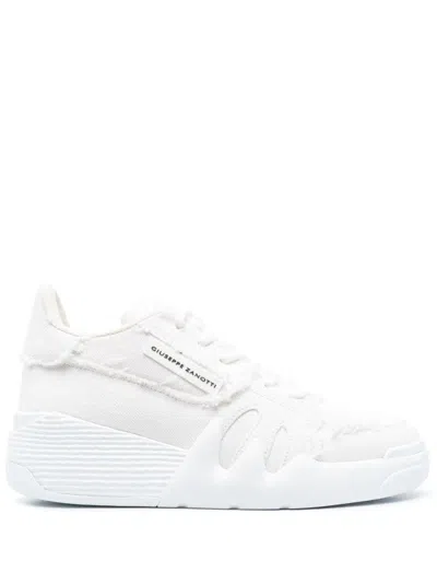 Giuseppe Zanotti Talon Sneakers In White