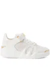 Giuseppe Zanotti Talon Touch-strap Sneakers In White