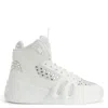 Giuseppe Zanotti Talon Hi-top Panelled Sneakers In White