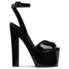 Giuseppe Zanotti 170mm Tarifa Platform Sandals In Black