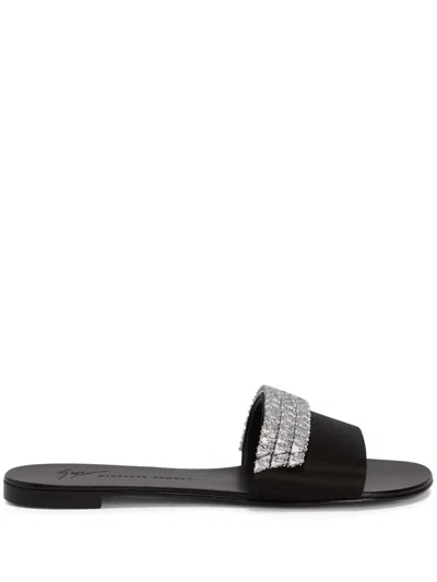 GIUSEPPE ZANOTTI TESY RHINESTONE-EMBELLISHED SANDALS
