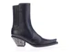 Giuseppe Zanotti Texan Ankle Boots In Black Leather In Black