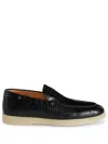 Giuseppe Zanotti The Maui Leather Loafers In Black
