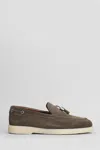 Giuseppe Zanotti The Maui Loafers In Beige Suede In Sand