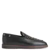 Giuseppe Zanotti Studded Leather Loafers In Black