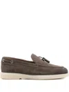Giuseppe Zanotti The Maui Tassel Suede Loafers In Brown