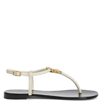 Giuseppe Zanotti Tie Flat In Black