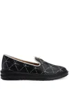 Giuseppe Zanotti Tim Logo-lettering Loafers In Black