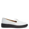 Giuseppe Zanotti Tim Leather Loafers In White