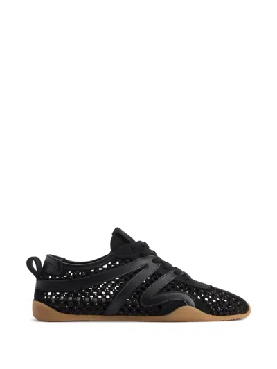 Giuseppe Zanotti Top Perforated Sneakers In Black