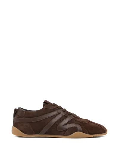 Giuseppe Zanotti Top Sneakers In Brown