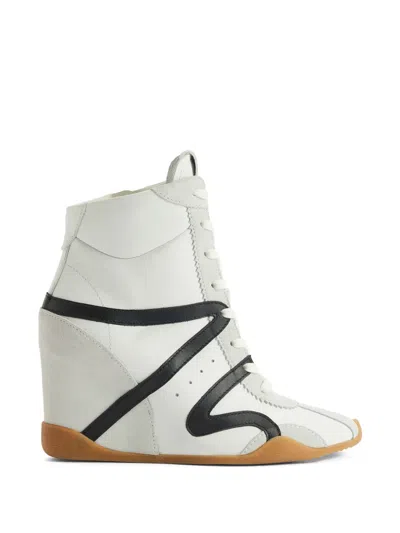 Giuseppe Zanotti Top Wedge Lace-up Sneakers In Multi