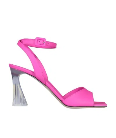 Giuseppe Zanotti Transparent-heel Strappy Sandals In Pink