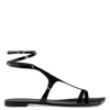 Giuseppe Zanotti Tutankamon Flat Sandals In Black